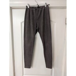 SKIMS Women Brown Mineral Wash Cotton Jersey Leggings medium lounge cozy